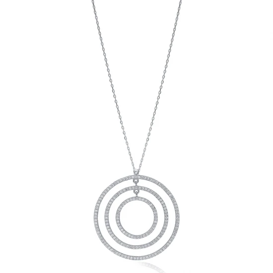 Turkish Open Circle Sterling Silver Pendant Turkish Open Circle Sterling Silver Pendant