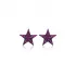 Ruby Stone Star Design Stud Earring Wholesale Handcrafted Sterling Silver Earring