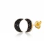 Turkish Black Moon 925 Sterling Silver Earrings