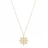 New Snowflake White Enamel Chain 925 Silver Necklace