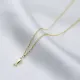 CZ Eye Fish 925 Sterling Silver Necklace