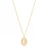 Seashell CZ 925 Sterling Silver Necklace