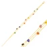 Colorful Evil Eye 925 Sterling Silver Bracelet