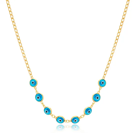 Evil Eye Shaker 925 Sterling Silver Necklace Evil Eye Shaker 925 Sterling Silver Necklace
