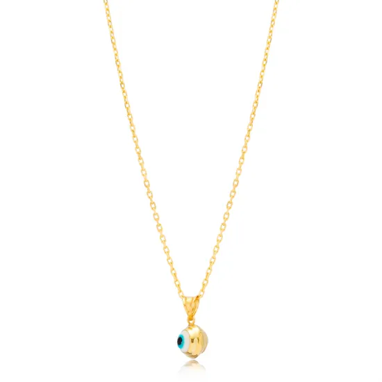 Fashionable Evil Eye Charm Necklace Wholesale Turkish 925 Sterling Silver Jewelry Fashionable Evil Eye Charm Necklace Wholesale Turkish 925 Sterling Silver Jewelry