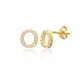 Alphabet Earrings in 925 Sterling Silver Alphabet Earrings in 925 Sterling Silver