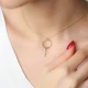 Ringed Cross 925 Sterling Silver Necklace Ringed Cross 925 Sterling Silver Necklace