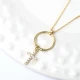 Ringed Cross 925 Sterling Silver Necklace Ringed Cross 925 Sterling Silver Necklace