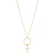 Ringed Cross 925 Sterling Silver Necklace Ringed Cross 925 Sterling Silver Necklace