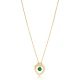 Love Letter Hearth Shape Emerald 925 Silver Necklace