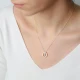 Love Letter Hearth Shape CZ Sterling Silver Necklace Love Letter Hearth Shape CZ Sterling Silver Necklace