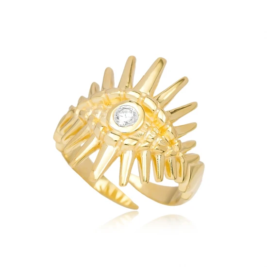 925 Sterling Silver Evil Eye Adjustable Ring 925 Sterling Silver Evil Eye Adjustable Ring