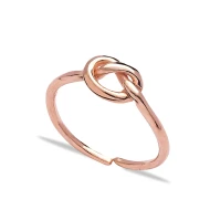 Adjustable Loop None 925 Sterling Silver Ring