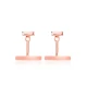 Minimalist Plain Stick 925 Sterling Silver Earrings Minimalist Plain Stick 925 Sterling Silver Earrings