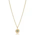 Round Shape Evil Eye Sterling Silver Necklace