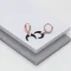 Horn Black Enamel Dangle 925 Sterling Silver Earrings Horn Black Enamel Dangle 925 Sterling Silver Earrings
