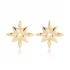 North Star Plain 925 Sterling Silver Earrings