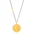 22 Karat Gold Vintage Pendant in 925 Sterling Silver