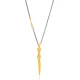 Turkish 22 Karat Gold Vintage Sterling Silver Pendant