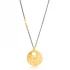 Sterling Silver 22 Karat Gold Vintage Pendant