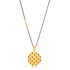 Handcrafted 22 Karat Gold Vintage 925 Silver Pendant