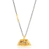 22 Karat Gold Vintage Pendant 925 Sterling Silver