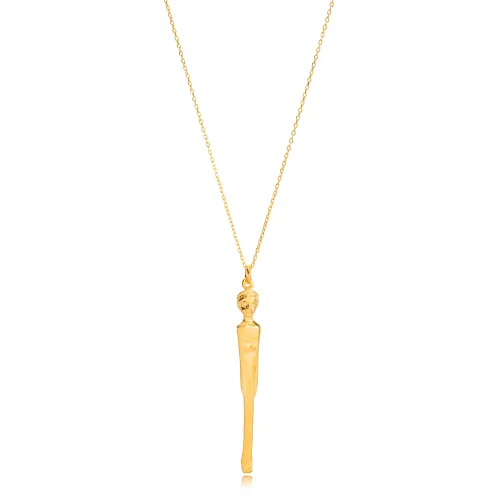 925 Silver 22 Karat Gold Vintage Pendant