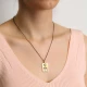 Turkish 22 Karat Gold Vintage Silver Pendant