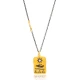 Turkish 22 Karat Gold Vintage Silver Pendant