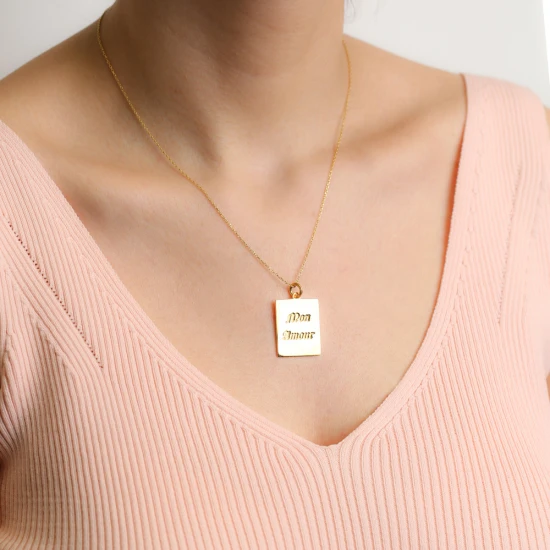 22 Karat Madalion Sterling Silver Pendant
