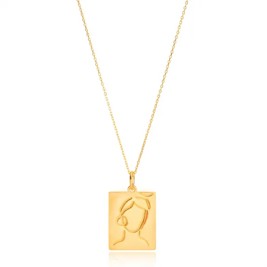 Turkish 22 Karat Madalion 925 Sterling Silver Pendant