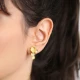 22 Karat Gold Plated Vintage 925 Silver Earrings 22 Karat Gold Plated Vintage 925 Silver Earrings