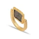 22 Karat Gold Plated Adjustable Vintage Silver Ring 22 Karat Gold Plated Adjustable Vintage Silver Ring