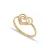 Multiple Heart Plain Sterling Silver Ring