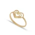 Multiple Heart Plain Sterling Silver Ring
