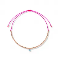 Ball With Evil Eye Sterling Silver Anklet