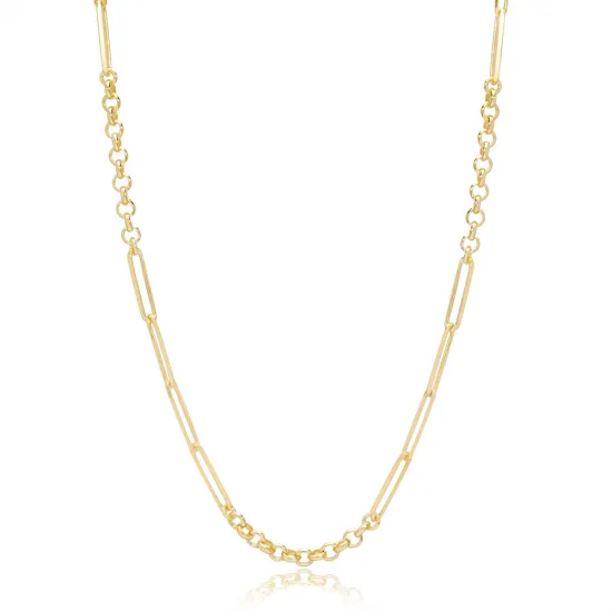 Fancy Modern Chain Silver Necklace Fancy Modern Chain Silver Necklace
