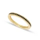 Chic Micro Black CZ Band 925 Sterling Silver Ring Chic Micro Black CZ Band 925 Sterling Silver Ring
