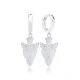 Arrowhead Shape Dangle 925 Sterling Silver Earrings