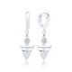 Chic Arrowhead Shape Dangle Sterling Silver Earrings Chic Arrowhead Shape Dangle Sterling Silver Earrings