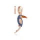 Colorful Toucan 925 Sterling Silver Earrings - Sade 925 Silver Jewelry