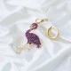 Ruby Flamingo 925 Sterling Silver Earrings Ruby Flamingo 925 Sterling Silver Earrings