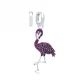 Ruby Flamingo 925 Sterling Silver Earrings Ruby Flamingo 925 Sterling Silver Earrings