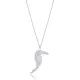 White Toucan 925 Sterling Silver Pendant White Toucan 925 Sterling Silver Pendant