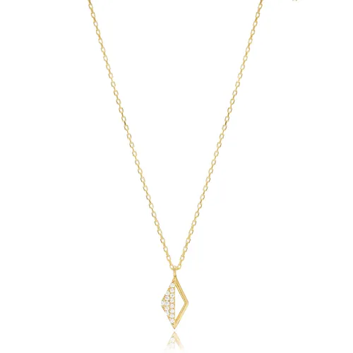 Turkish Mini Rhomb 925 Sterling Silver Pendant