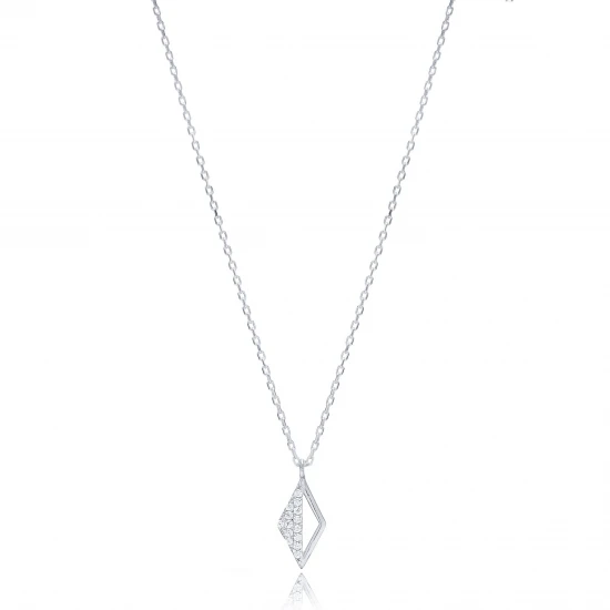 Turkish Mini Rhomb 925 Sterling Silver Pendant