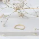 Graceful CZ Beaded 925 Sterling Silver Ring Graceful CZ Beaded 925 Sterling Silver Ring