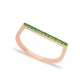 Graceful Emerald Beaded 925 Sterling Silver Ring Graceful Emerald Beaded 925 Sterling Silver Ring