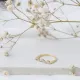 Wave Style CZ Beaded 925 Sterling Silver Ring Wave Style CZ Beaded 925 Sterling Silver Ring
