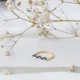 Wave Style Sapphire Beaded 925 Sterling Silver Ring Wave Style Sapphire Beaded 925 Sterling Silver Ring